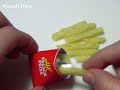 Kracie - happy kitchen #4 - Hamburger, French fries (Edible / can eat)