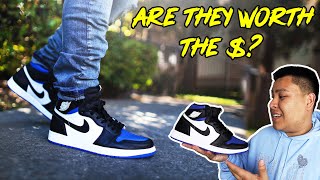 AIR JORDAN &#39;ROYAL&#39; TOE 1 REVIEW + ON FEET! (WATCH BEFORE BUYING)