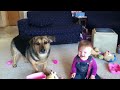 Hysterical bubbles! (original) - laughing baby