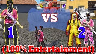 100% Entertainment😜😜 |Free Fire Clash Squad 1 Vs 2 GamePlay|Best 1 Vs 2 Gameplay|Tips&amp;TRicks Tamil