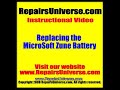 How to Replace Microsoft Zune Battery - Easy Install