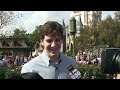 Super Bowl MVP Eli Manning parade & interview at Walt Disney World Magic Kingdom
