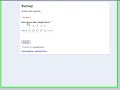 Create a Survey in Google Docs