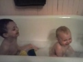 Funny Baby Laughing Hysterically In The Tub!