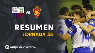 Resumen de Extremadura UD vs Real Zaragoza (1-2)