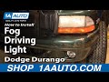 Auto Repair: Change Fog Driving Light Dodge Durango Dakota 97-00 - 1AAuto ...