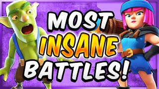 CRAZIEST BATTLES I&#39;VE EVER HAD?! 😱 Clash Royale Funny Moments #1