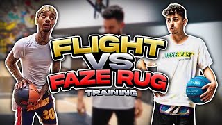 FLIGHT Vs FAZE RUG Insane 1-1! Training Before &amp; Preparing Them!