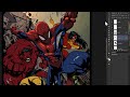 How I Color Comics! Tutorial #1: Avenging Spidey