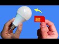 Once You Discover This SIM Card Secret, You Will Never Throw Away A LED Lamp! How To Fix LED Bulb!