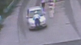 Agente da policia é abalroado por condutor