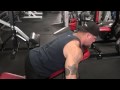 Decline or Braced Dumbbell Row