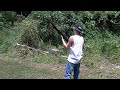 Trevor's first taste of buchshot recoil