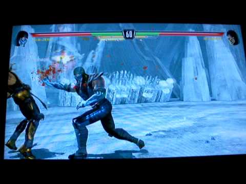sub zero vs scorpion mortal kombat 9. Mortal Kombat vs DC Universe