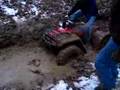 honda foreman 400 in the mud