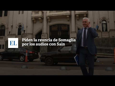PIDEN LA RENUNCIA DE SOMAGLIA POR LOS AUDIOS CON SAIN