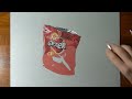 How I draw an empty potato chips bag