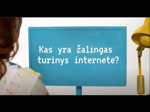 Draugiškas internetas. Vaikai vaikams. Kas yra žalingas turinys internete?