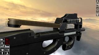 FN P90 (full disassembly and operation) - YouTube