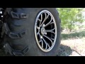 ATV Rims & ATV Wheels: No Limit Wheels - Venom Tracer Line Matte Black