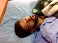 شاب عراقي تحت تاثير البنج يوصي على الوطن