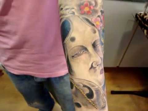 Hanya tattoo motive "Half Sleve" by Darlan Red