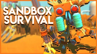 SCRAP MECHANIC SURVIVAL EP 1 - Open World Sandbox Survival w/ Friends!