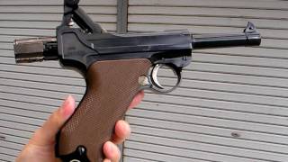 トイガン airsoft マルゼン ワルサー P38 ブラック ac41 ドイツ軍 1941年 ブロー