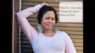 How To Do Twists On Short Natural Hair