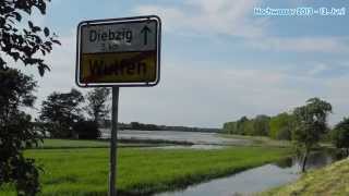 Hochwasser 2013 - 13. Juni: Aken, Trebbichau, Wulfen