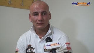 Artur Szpilka po wygranej z Brianem Minto