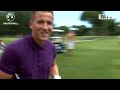 FUNNY: The England U20s take to the golf course during some down time in Turkey
