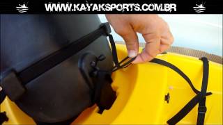 Ascend 133x Tournament fishing kayak review and stability test