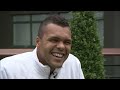 Catching up with Jo-Wilfried Tsonga at Wimbledon 2013