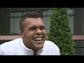 Catching up with Jo-Wilfried Tsonga at Wimbledon 2013
