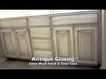 Faux Paint Finish Walls and Antique Glaze Cabinets - Arlington, Texas