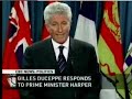 Gilles Duceppe responds to Harper