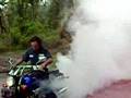 2003 Honda Magna burn OUT!!