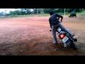 jithin thengapura simple zero cut on honda shine .mp4