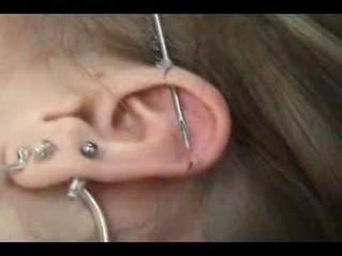 Industrial Ear Body Piercing. Posted On: June 25, 2010