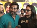 Ajay Devgan and Sonakshi Sinha at PVR Juhu for Son of Sardar SOS Full