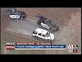 Police chase in Johnson County
