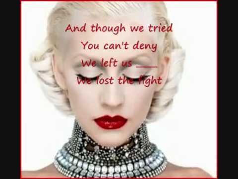 Christina Aguilera Chords Hurt