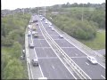 **ORIGINAL** Truck accident caught on police camera Motorway M621 (M62 Crash Leeds West Yorks UK)