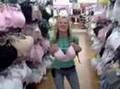 Little Amber Dancing with a big bra in walmart