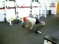 Barbell Rollout with Pushup
