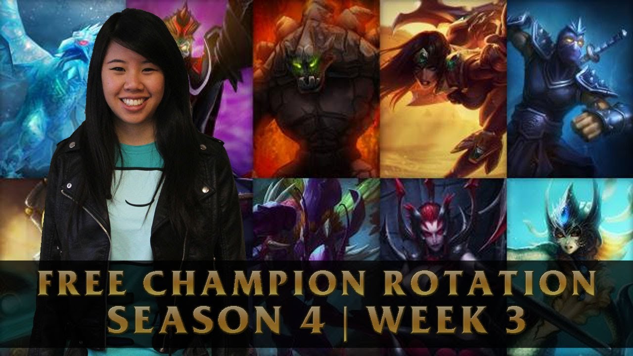 Free League of Legends Champions Counters Season 4 | Week 3