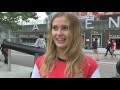 The Norwegian girl who wore an Arsenal shirt at Spurs v Tromso