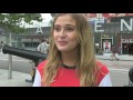 The Norwegian girl who wore an Arsenal shirt at Spurs v Tromso