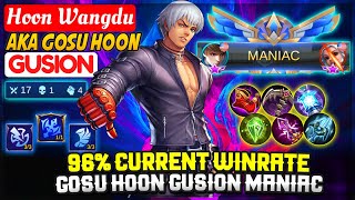 96% Current Winrate, GOSU HOON Gusion MANIAC [ Top 1 Global Gusion S14 ] Hoon Wangdu Mobile Legends